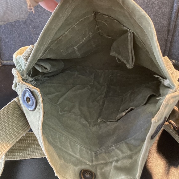 U.S. Military Gas Mask Canvas Pouch - Picture 10 of 10